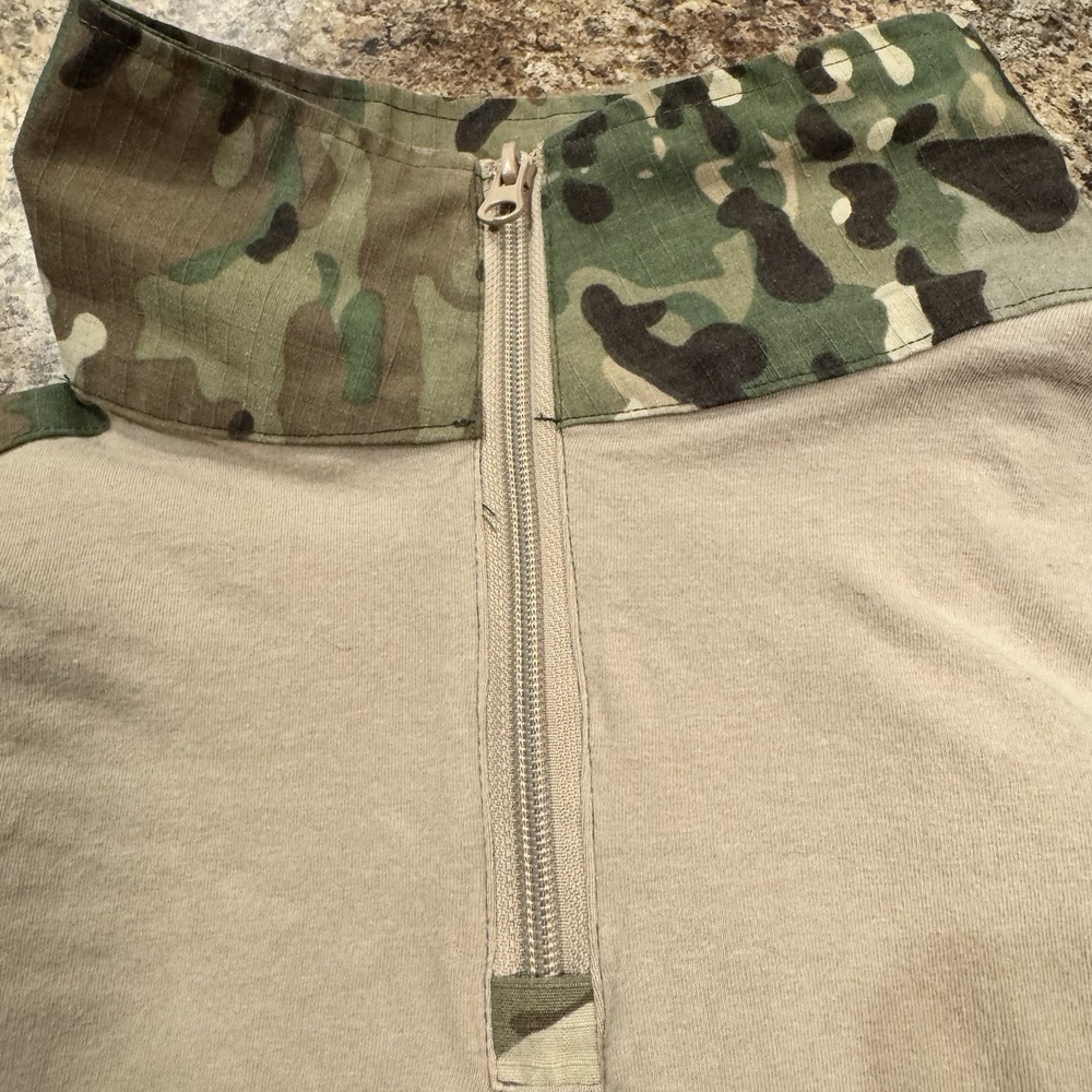 Military Tactical Camouflage Bodysuit Shirt Men's XXL Paintball Hunting Outdoor - Picture 2 of 14